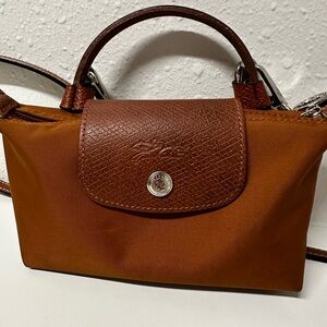 Longchamp Le Pliage Pouch with strap